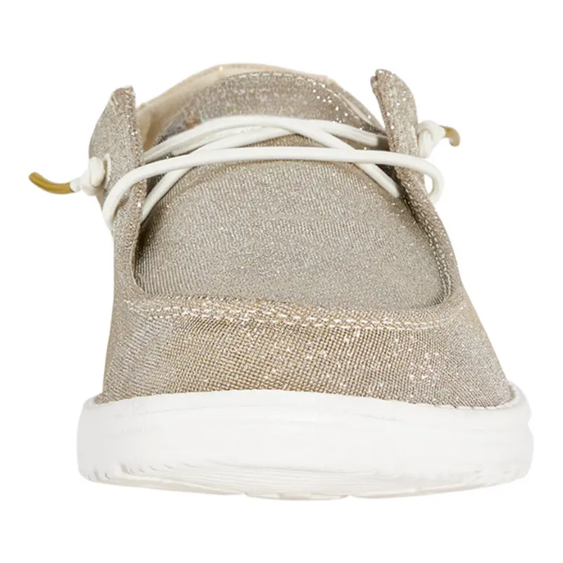 Metallic Sparkle Slip On Lightweight Shoes For Women