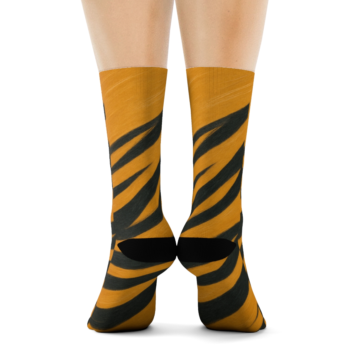 Striated Runner Pattern comfortable cotton socks