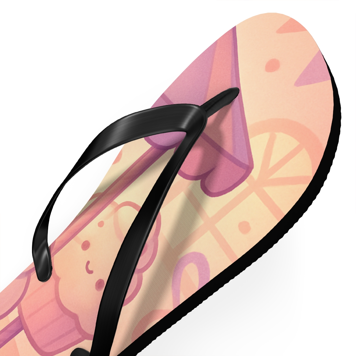 Pastel Whimsy Carousel Flip Flops