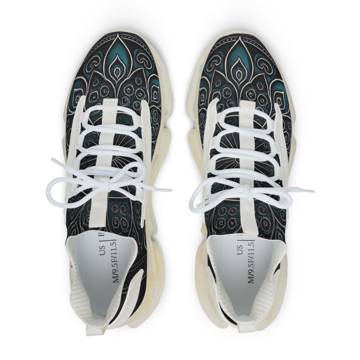 Obsidian Filigree Compass Bloom trendy fashion sneakers