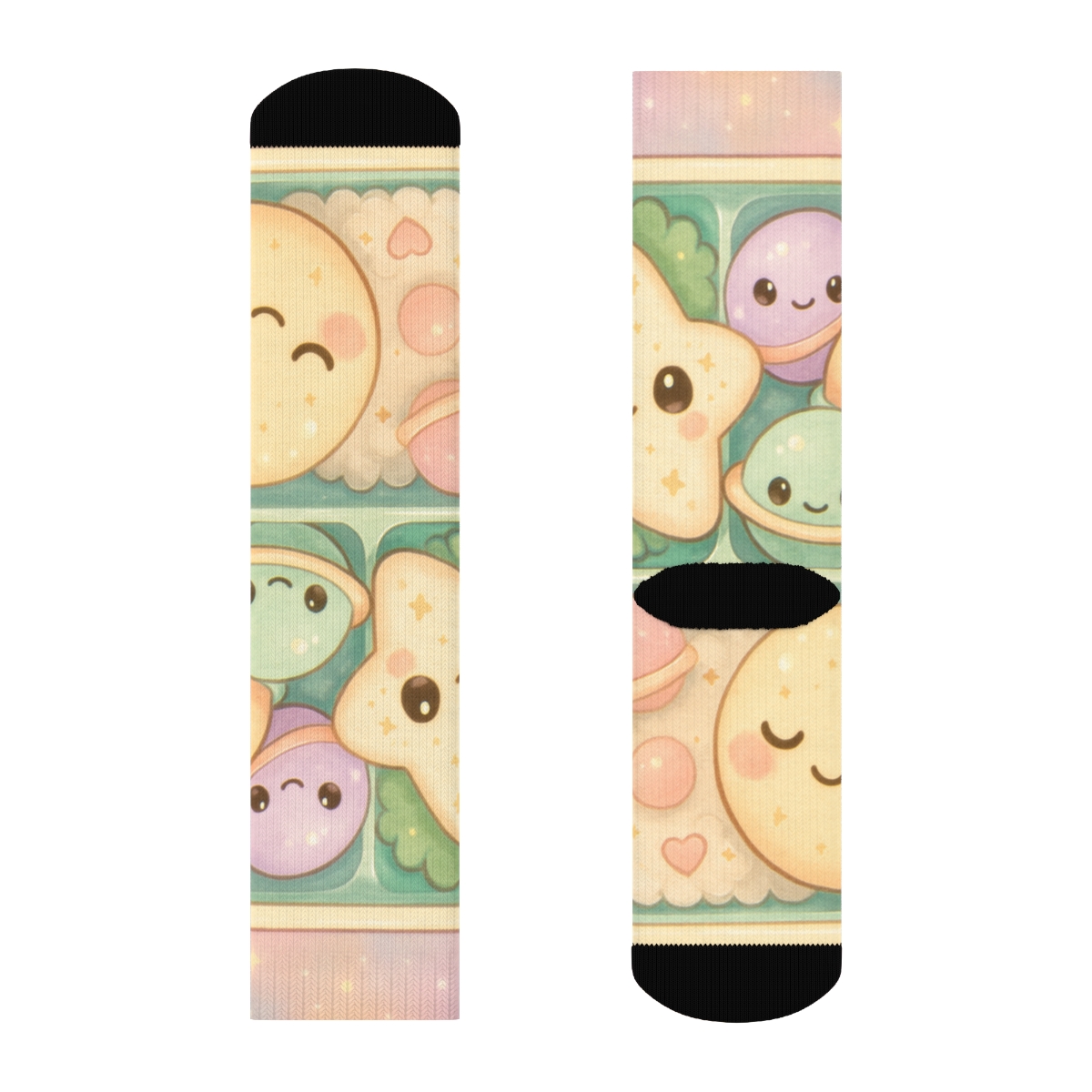 Cosmic Bento Buddies trendy colorful socks