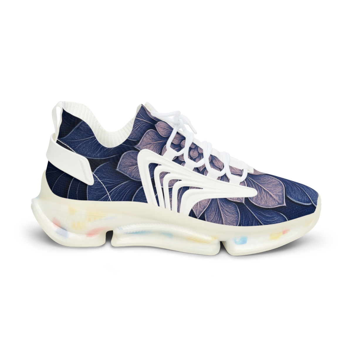 Ranunculus Pulse Rosette personalized athletic sneakers