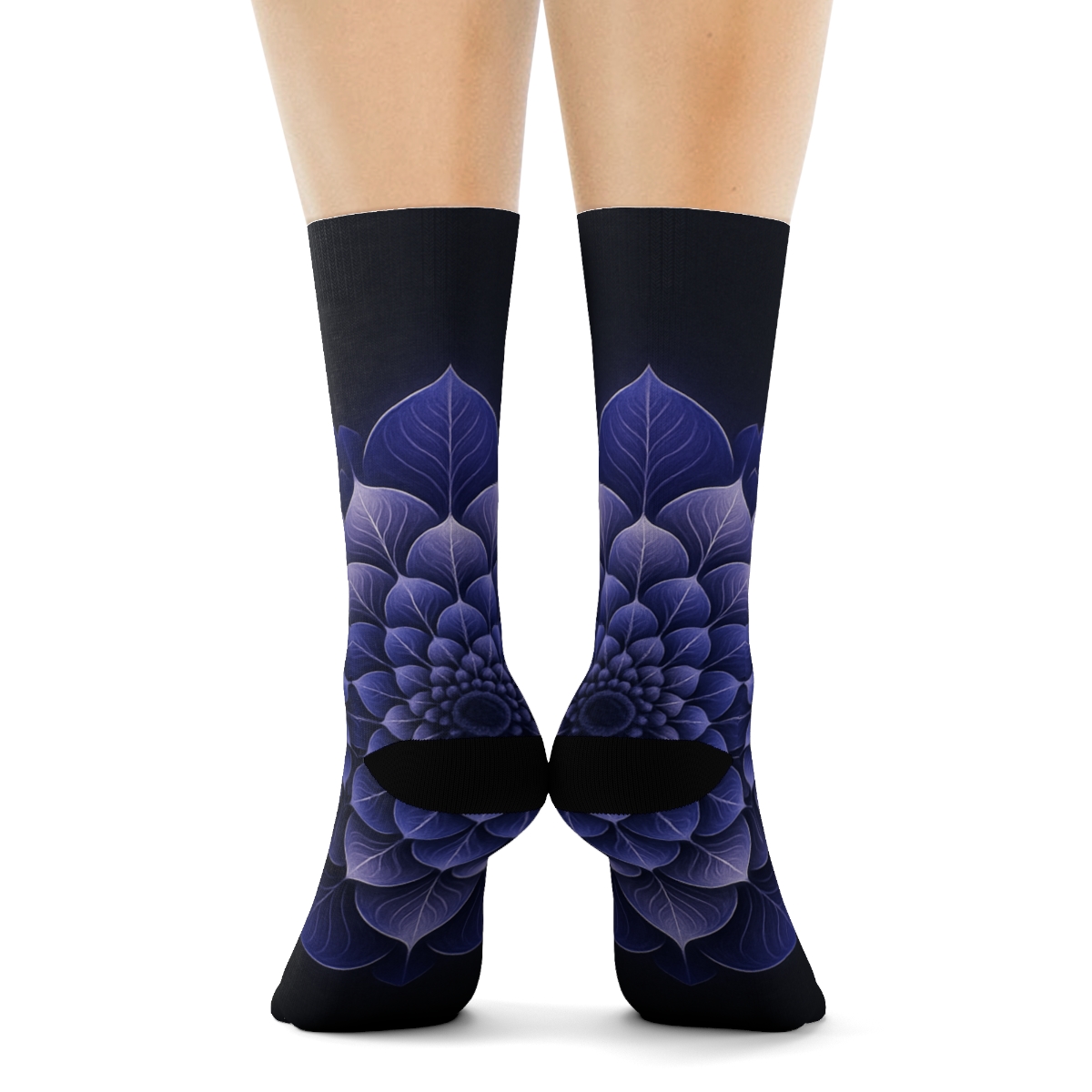 Orchid Pulse Rosette stylish patterned socks