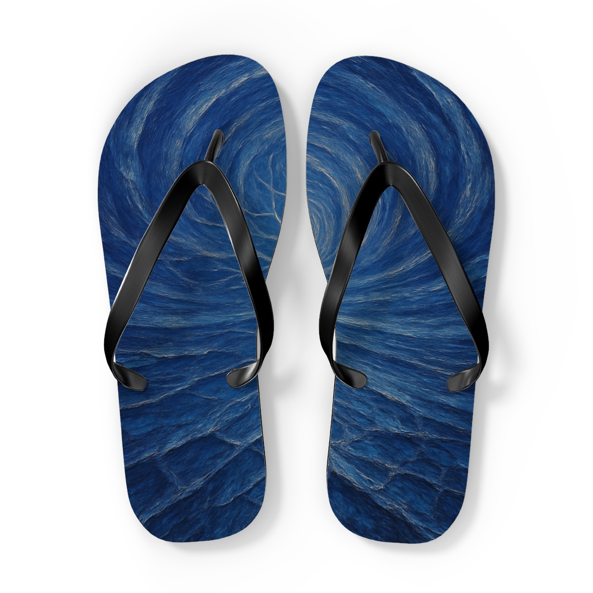 Indigo Tide Flip Flops