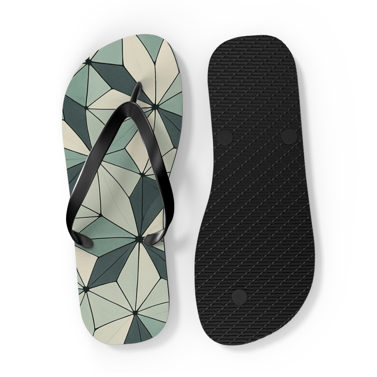 Lotus Shard Lattice comfortable casual flip flops