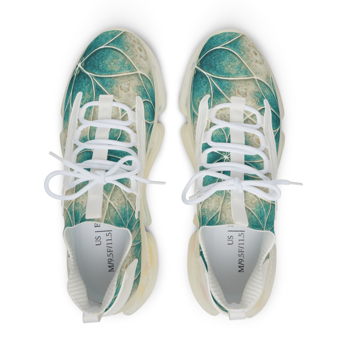 Lattice Petal Fractal comfortable running sneakers