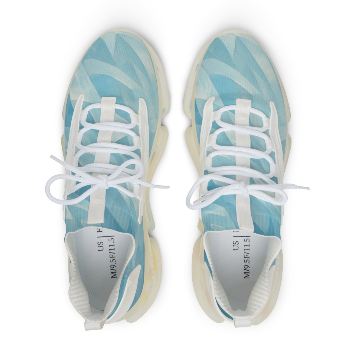 Prism Facet Cascade unique printed sneakers