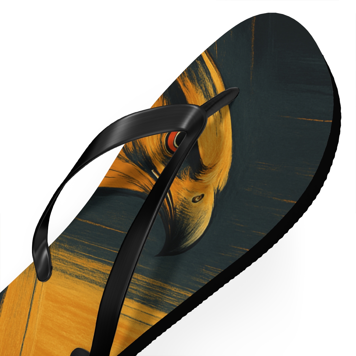 Golden Glide Flip Flops
