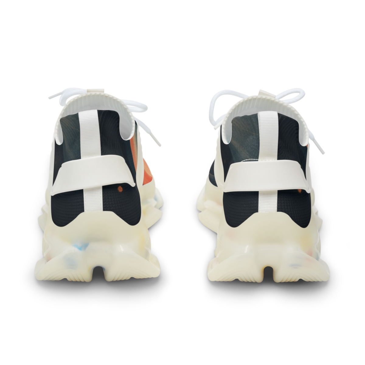 Koi Comet Ribbon Drift unique printed sneakers