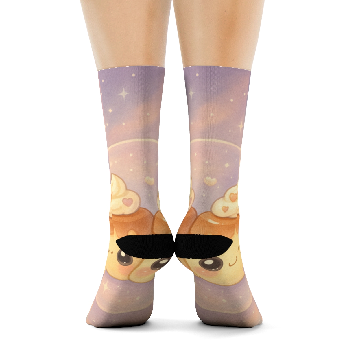 Pastel Planet Pudding Pals sports performance socks