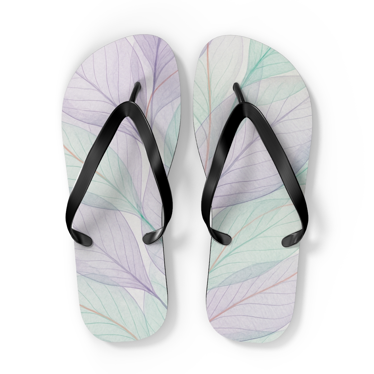 Lavender Mist Bloom Flip Flops