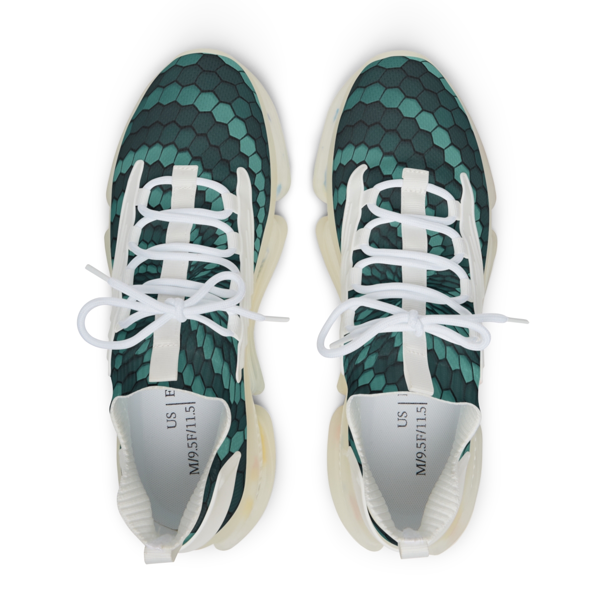 Radial Hex Curl Array stylish casual sneakers
