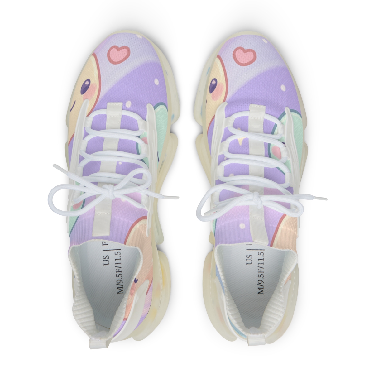 Cosmic Mochi Meteors unique printed sneakers
