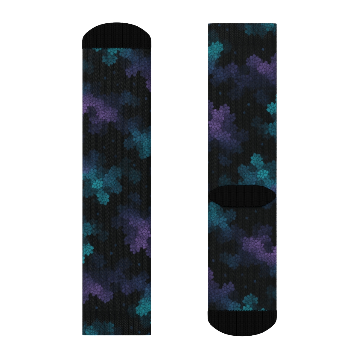 Nebula Pixel Tessellation warm winter socks