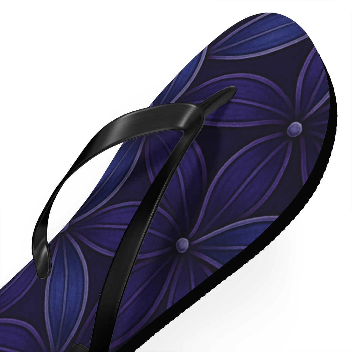 Orchid Loop Tessellation unique graphic flip flops