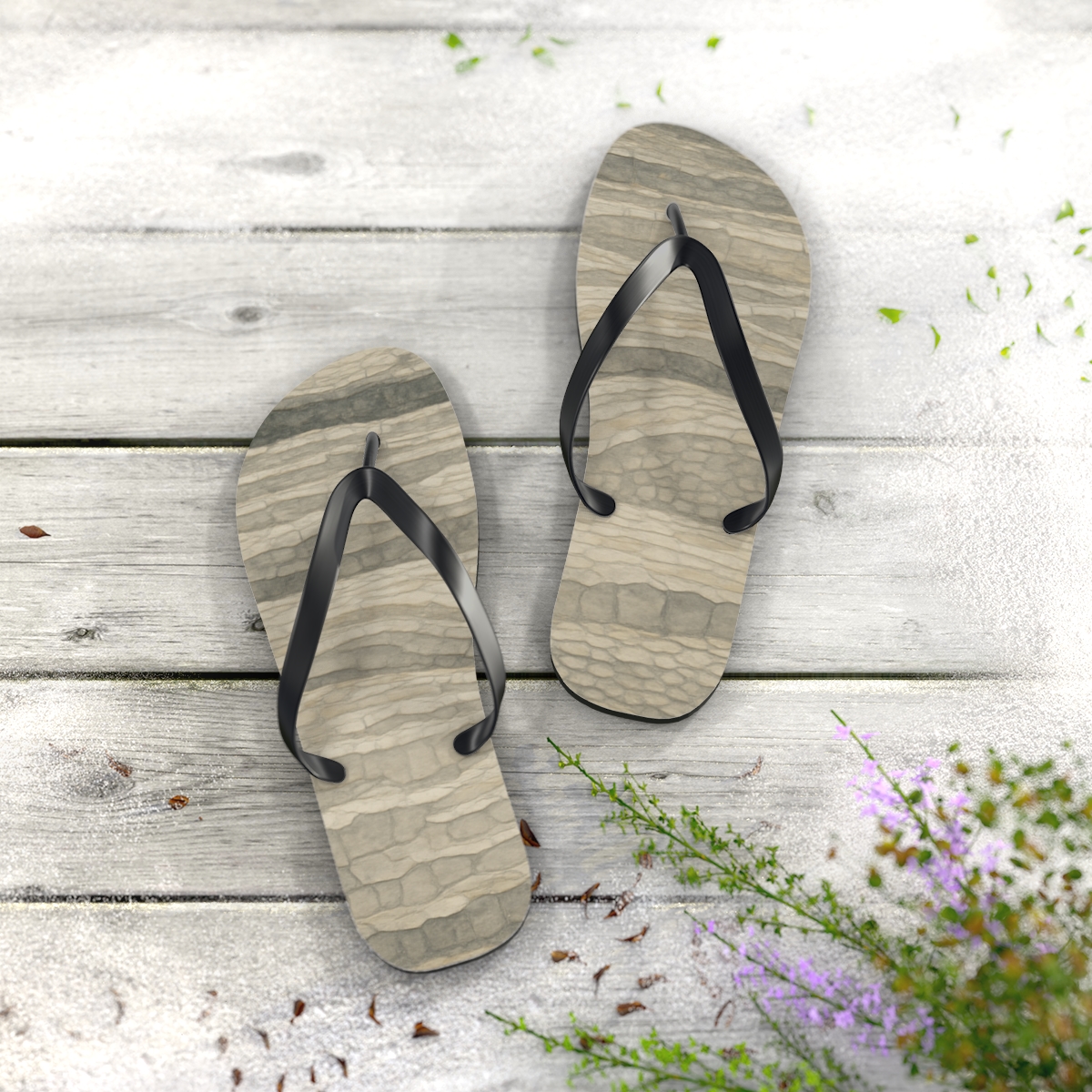 Echoes of the Earth Flip Flops