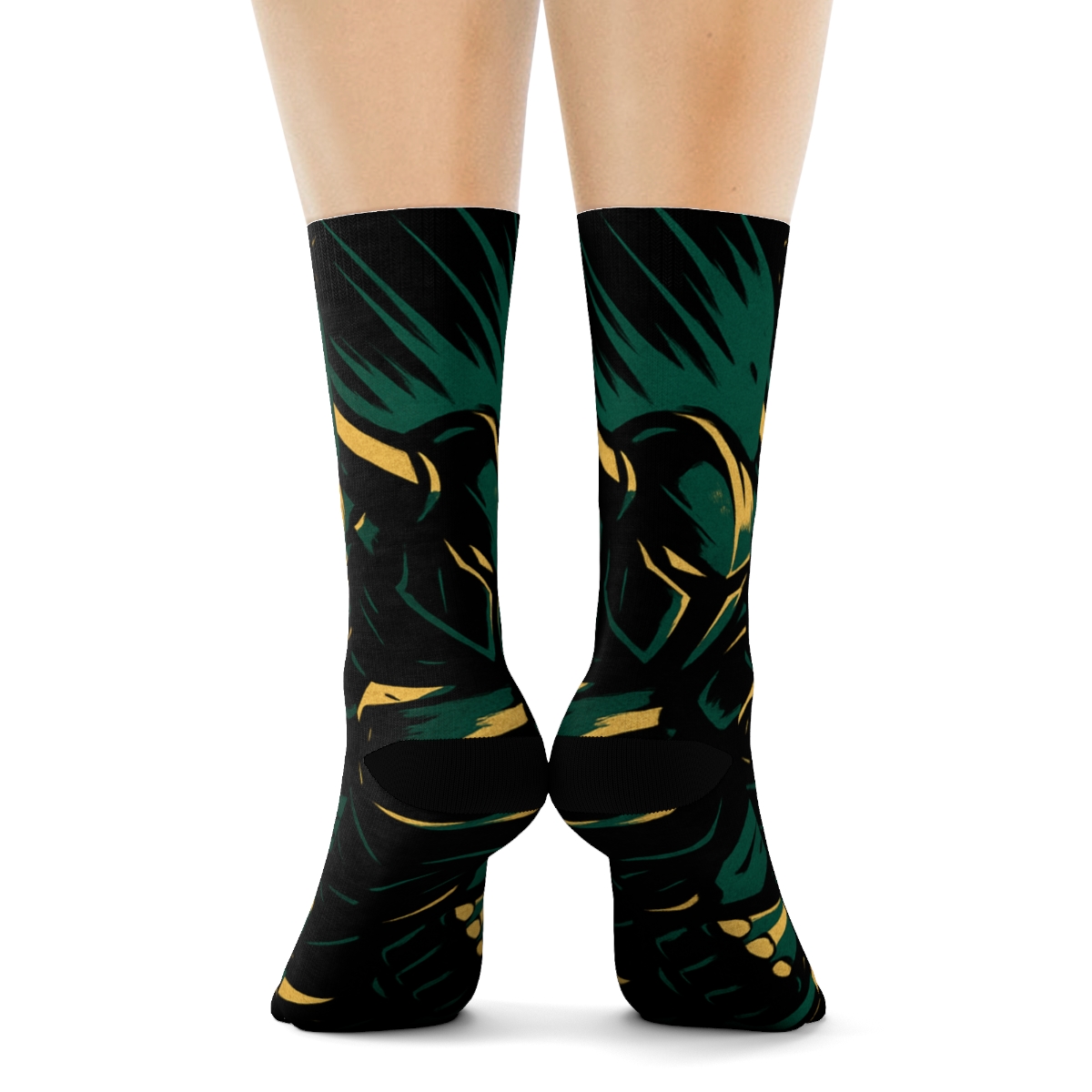 Horned Charge Of The Battle Beetle sports performance socks