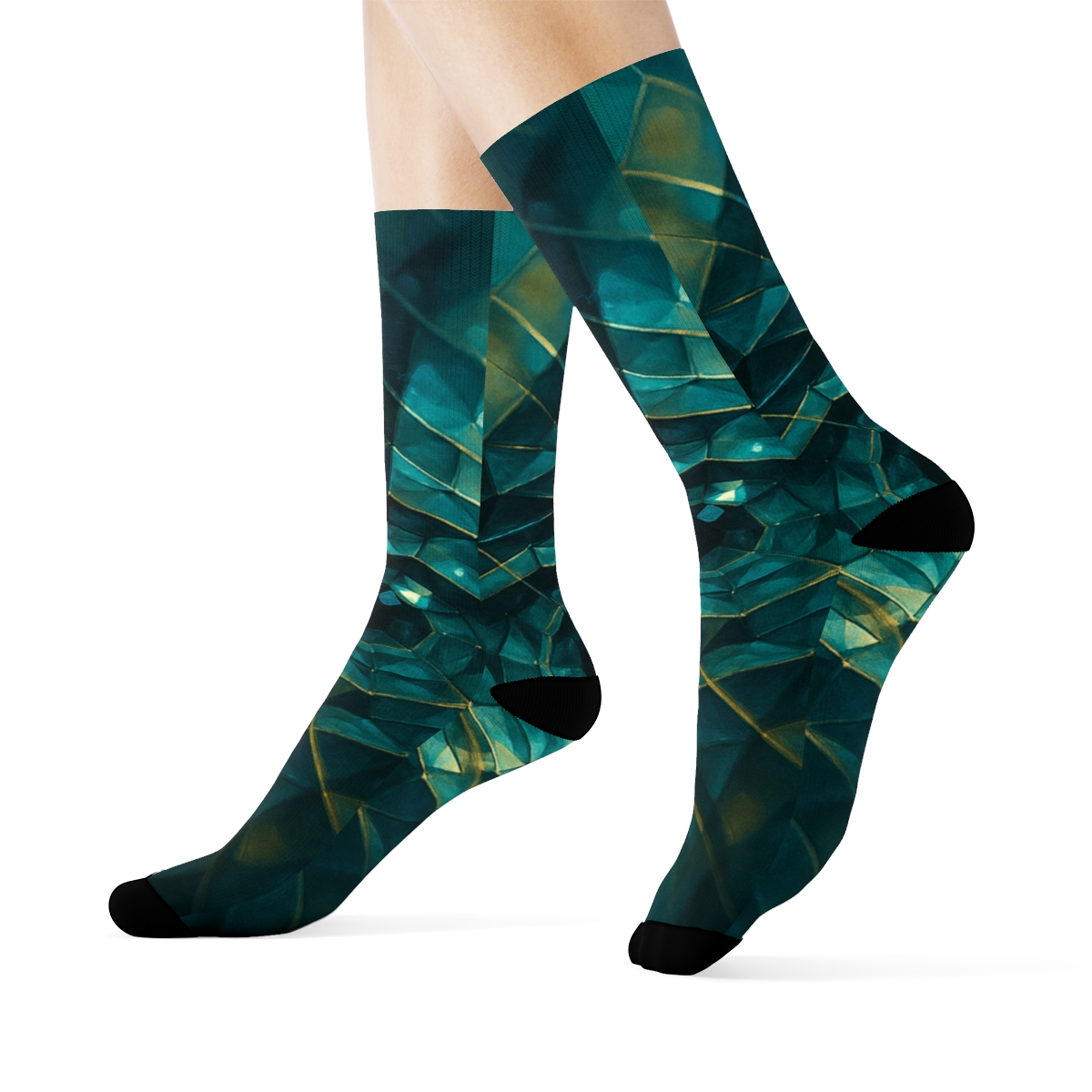 Kaleidoscope Dragonfly Vision Socks
