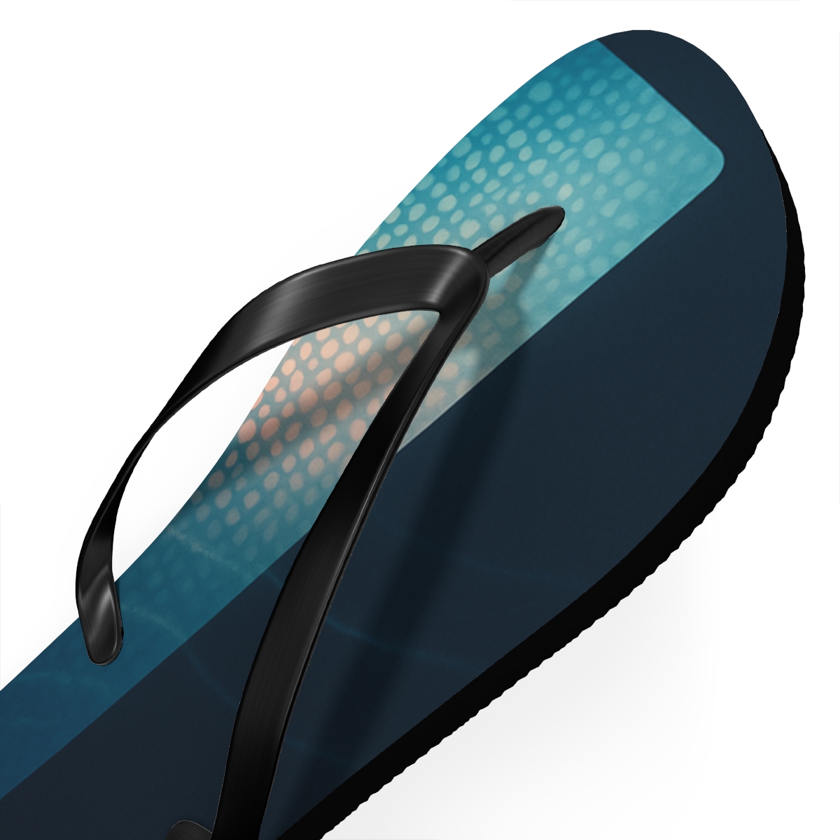 Cuttlefish Chromatic Cipher personalized beach flip flops