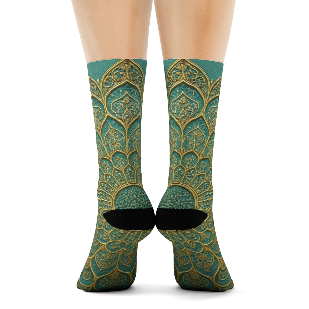 Fractal Ring Bloom warm winter socks