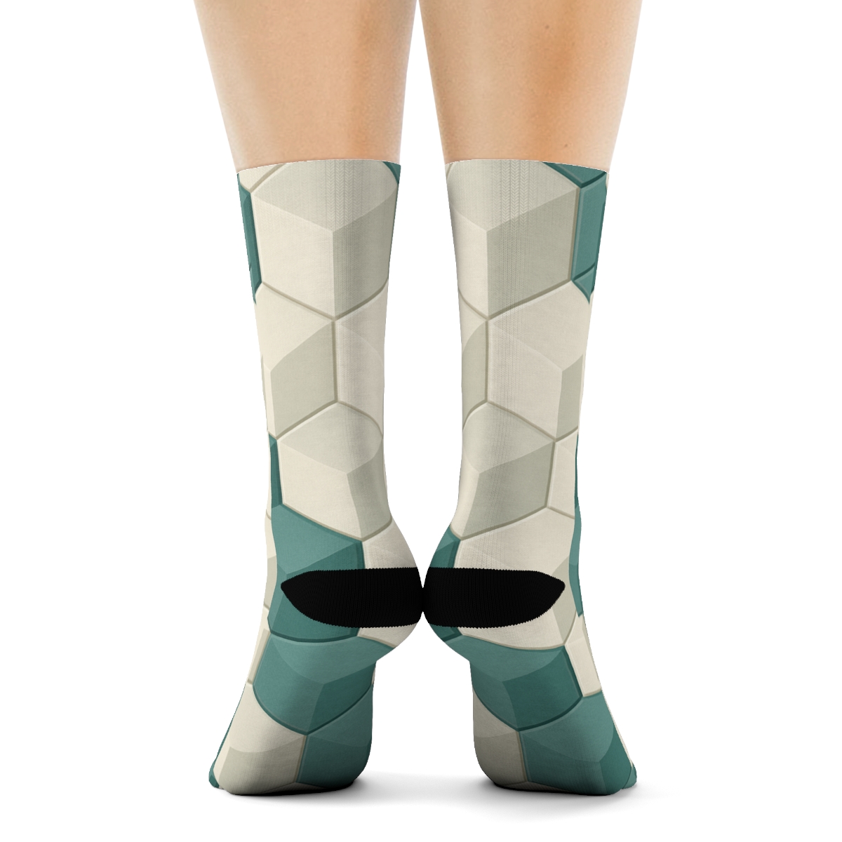 Hex Prism Step Quilt personalized cozy socks