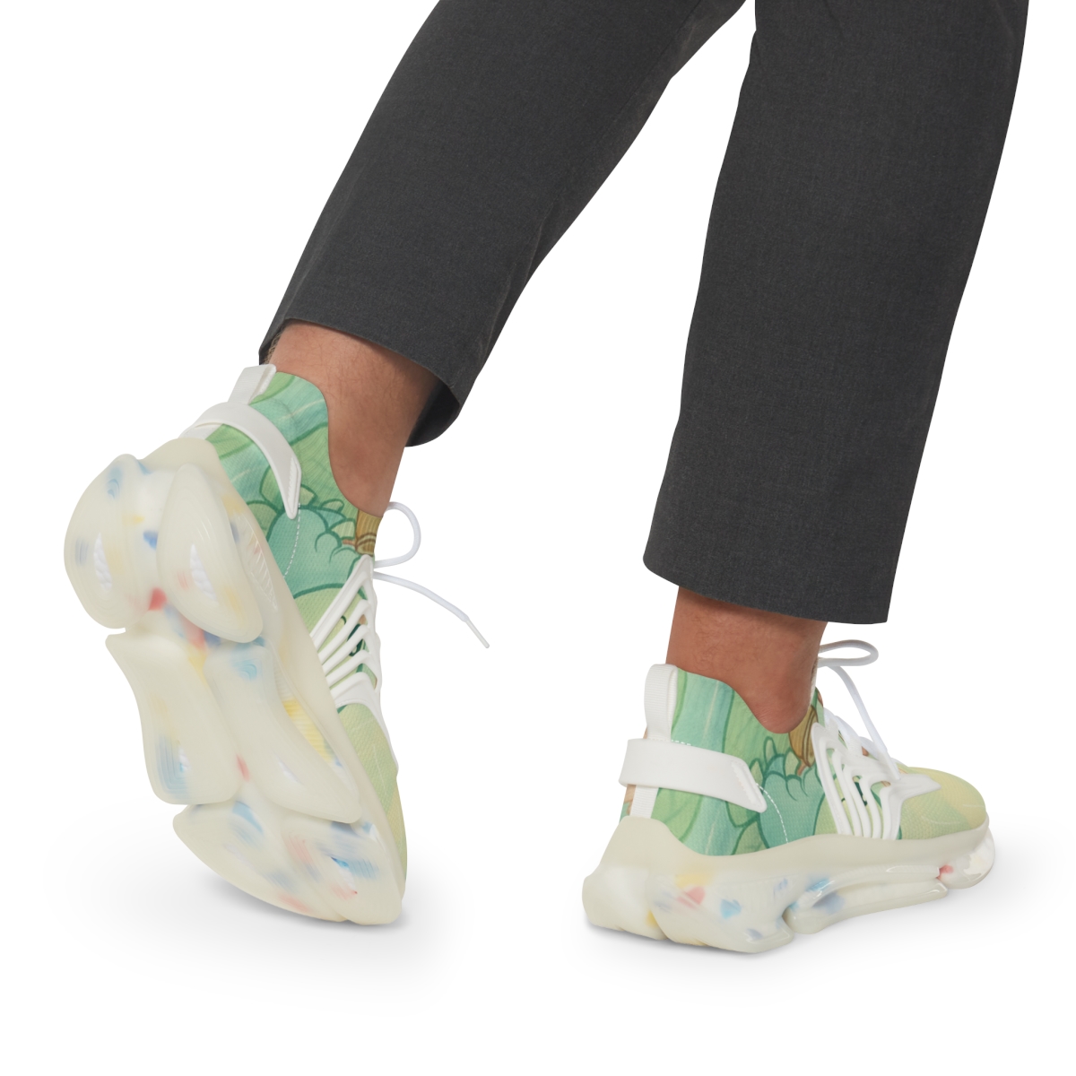 Raincoat Tadpole Tea Party unique printed sneakers