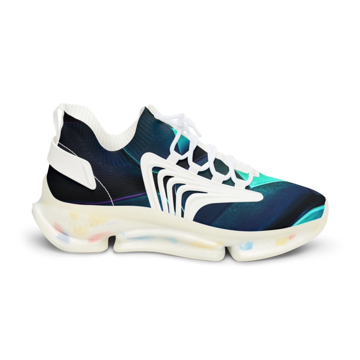 Iridescent Carapace Echo personalized athletic sneakers