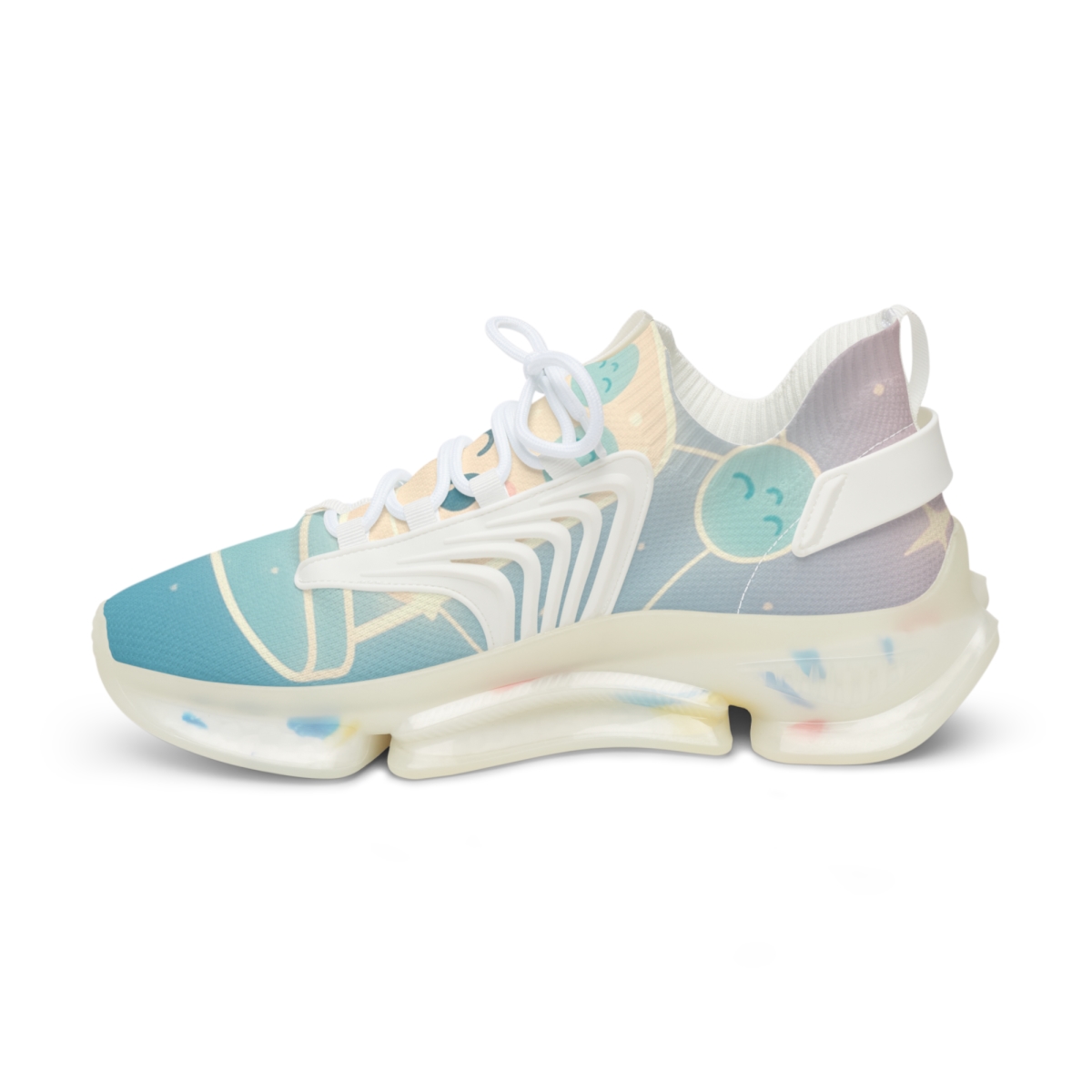 Cosmic Bubble Tea Constellation designer branded sneakers