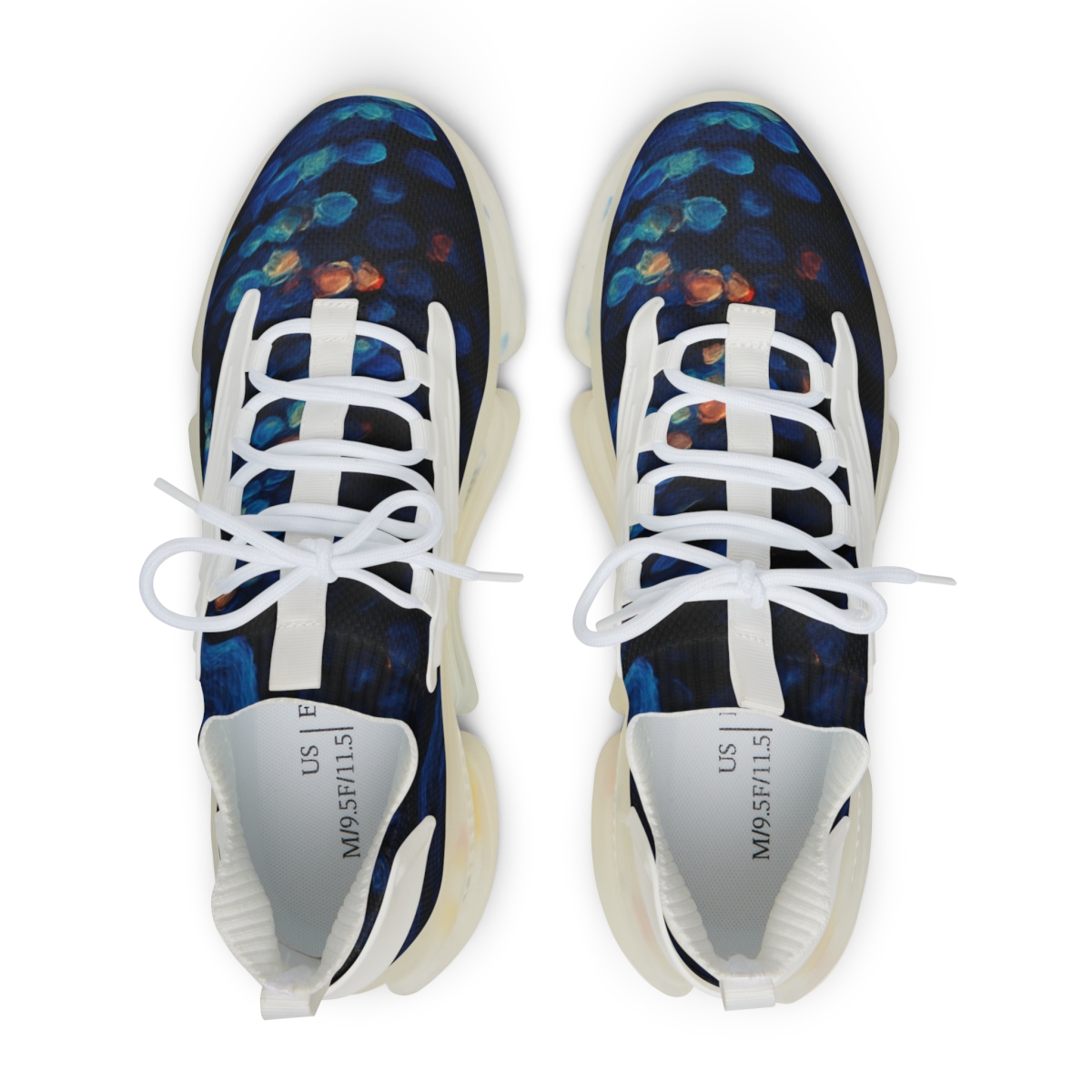 Chromatic Pulse Of The Cuttlefish personalized athletic sneakers