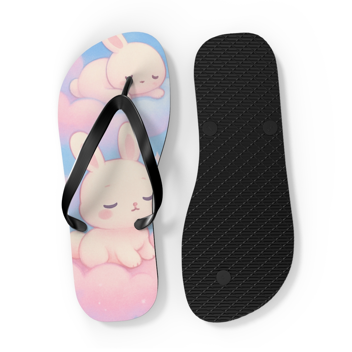Pastel Dreamscape Flip Flops