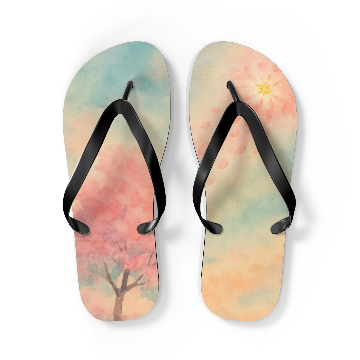 Blossom Drift Flip Flops