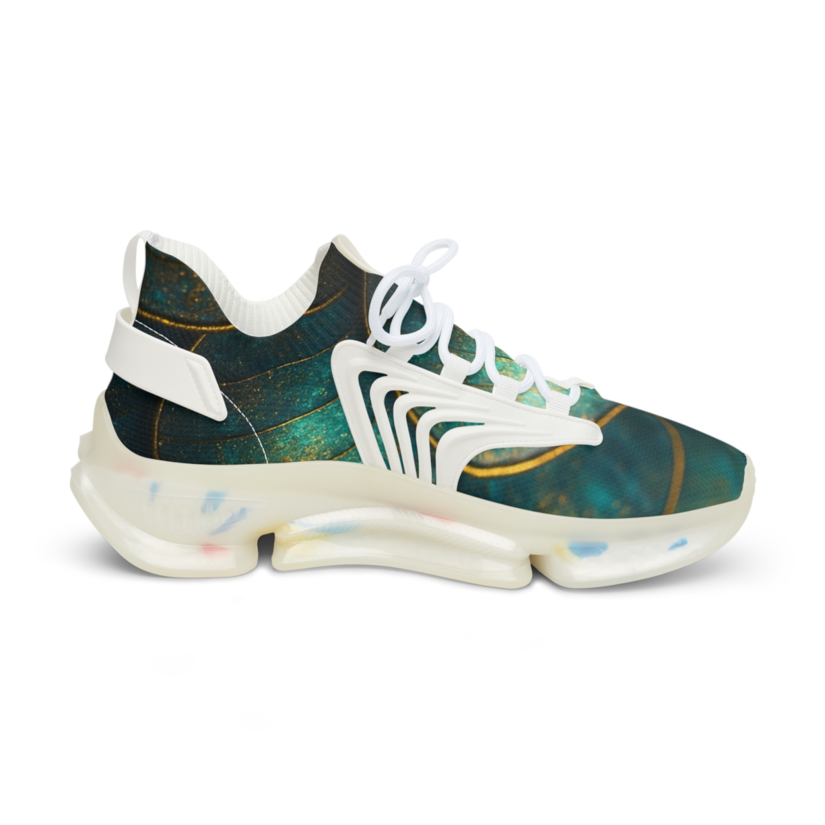 Iridescent Beetle Mosaic premium sport sneakers