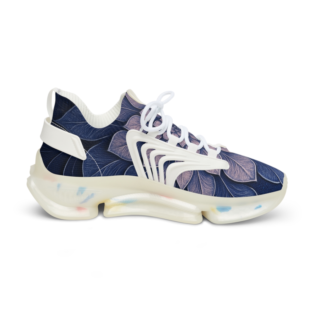 Ranunculus Pulse Rosette personalized athletic sneakers
