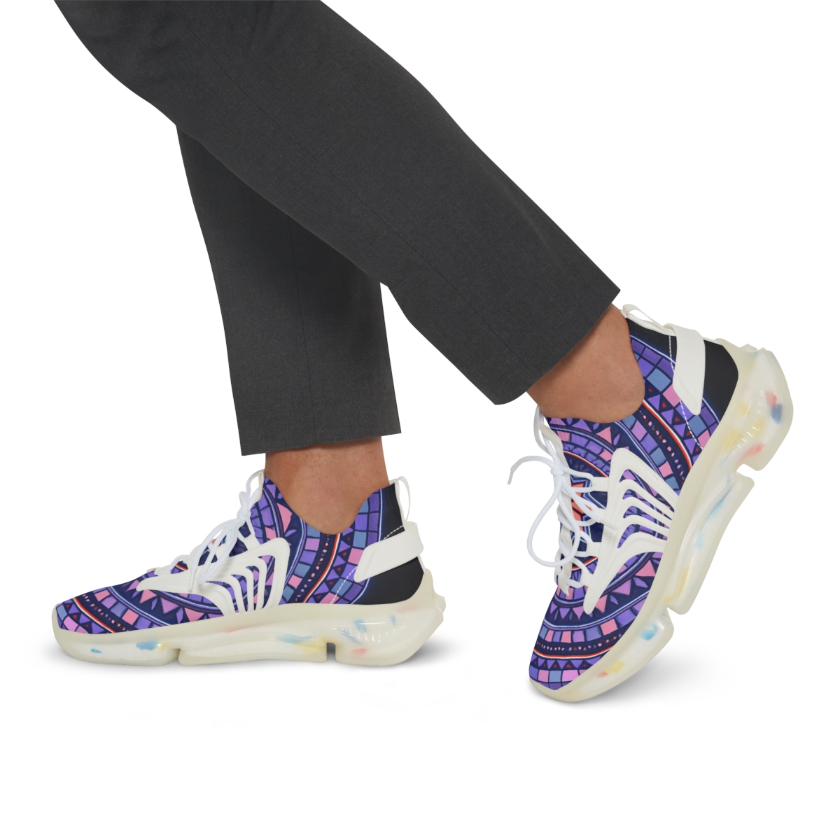 Prismatic Ringburst Cartography trendy fashion sneakers