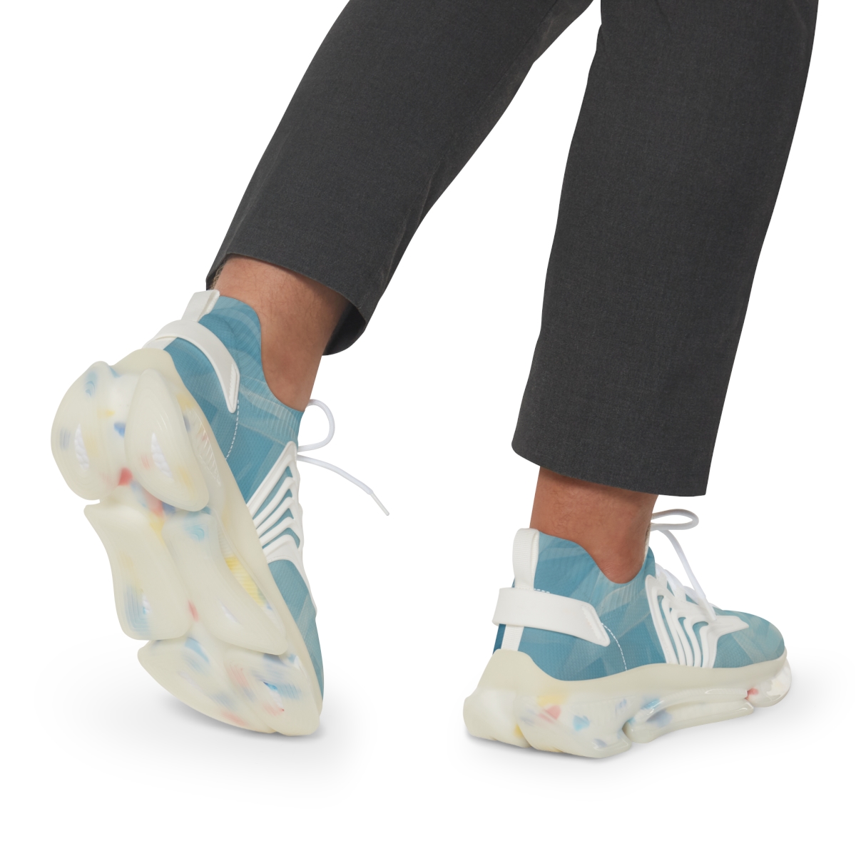 Prism Facet Cascade unique printed sneakers