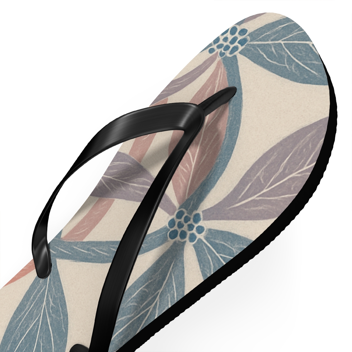 Peony Fractal Vein Weave comfortable casual flip flops