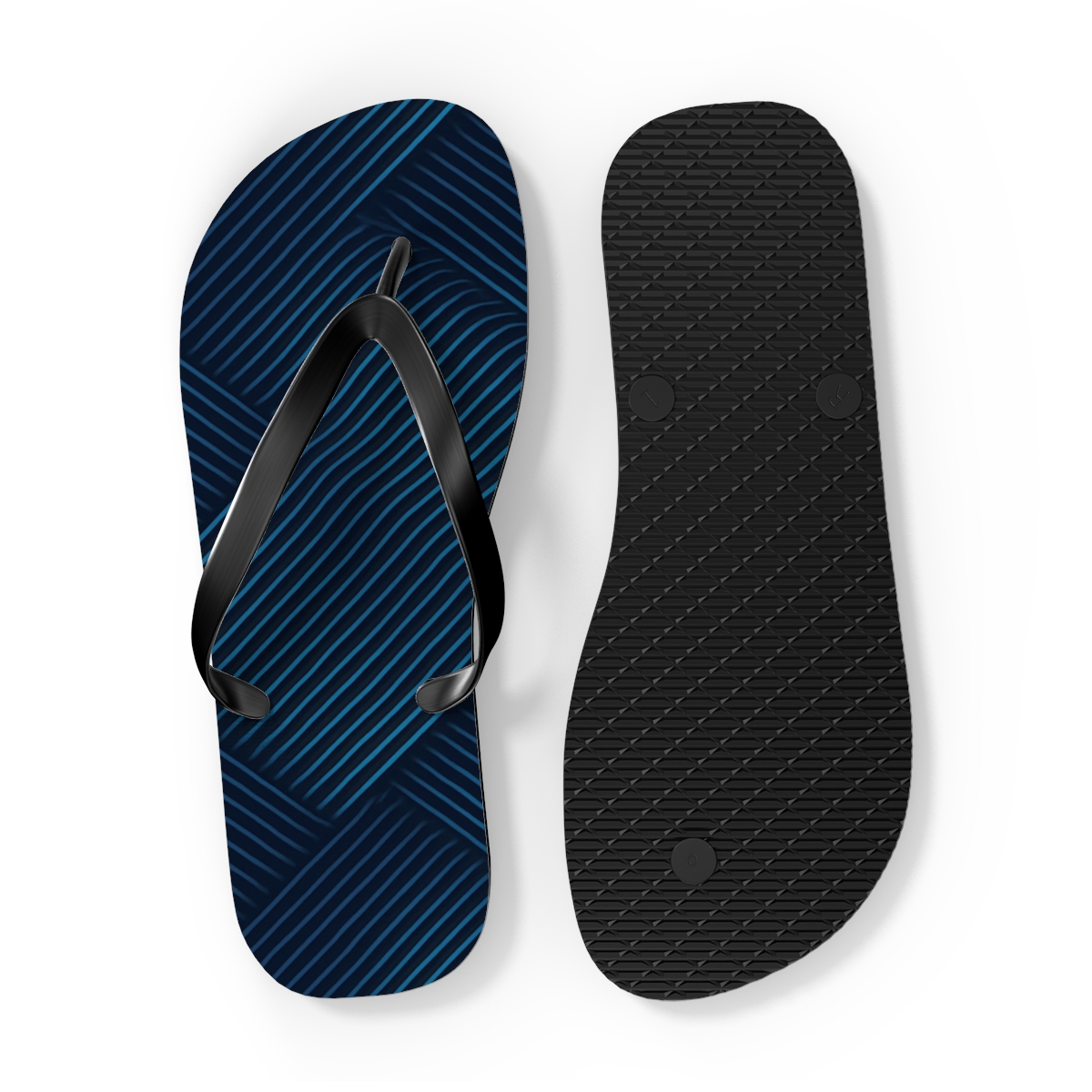 Moire Orbit Weave stylish summer flip flops