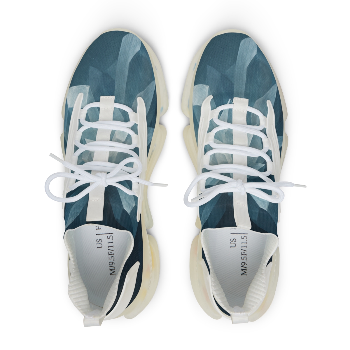 Mineral Facet Pulse Field personalized athletic sneakers