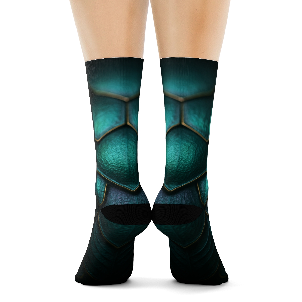 Iridescent Beetle Armor Mirage trendy colorful socks