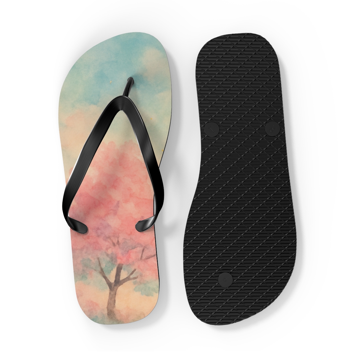 Blossom Drift Flip Flops
