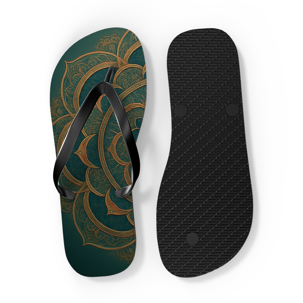 Serene Mandala Voyage Flip Flops