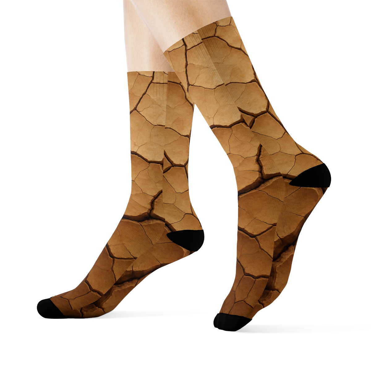 Fractured Basin Web comfortable cotton socks