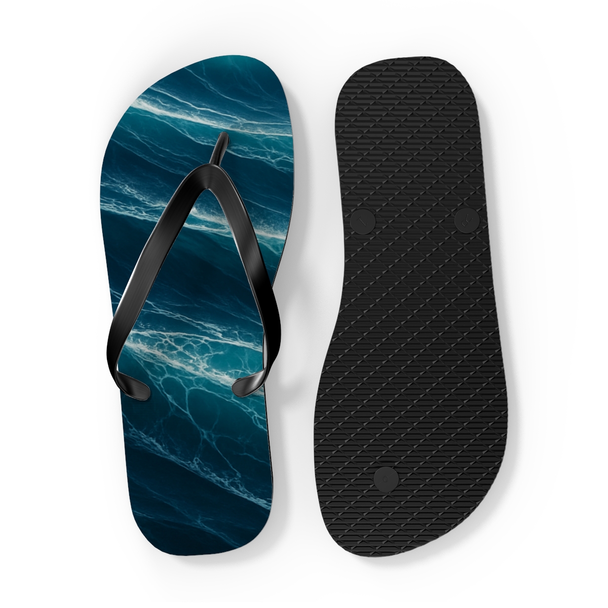 Fractured Tide Glass comfortable casual flip flops