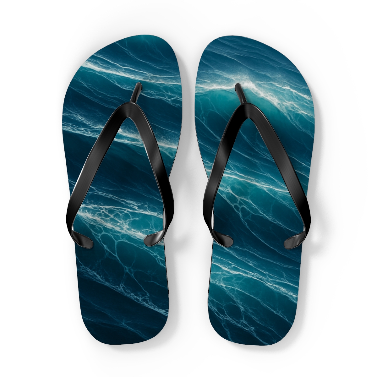 Fractured Tide Glass comfortable casual flip flops
