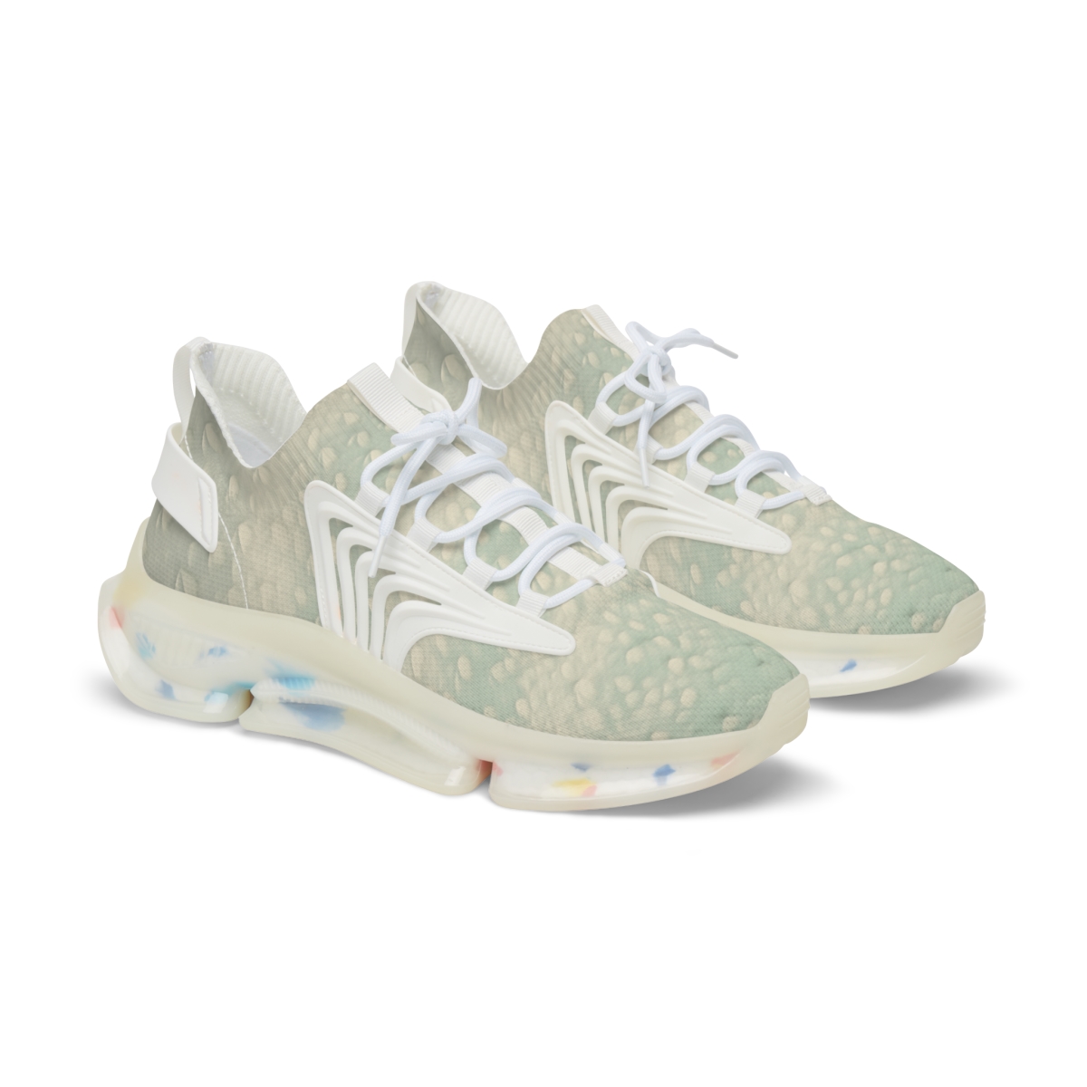 Fragmented Petal Mosaic Flow premium sport sneakers