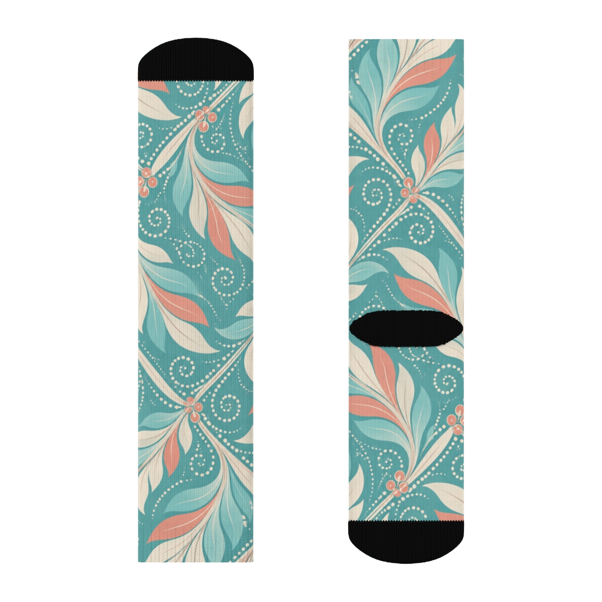 Freesia Quill Dot Parquet unique printed socks [AI-e1cd2037-73e9a97a1528]