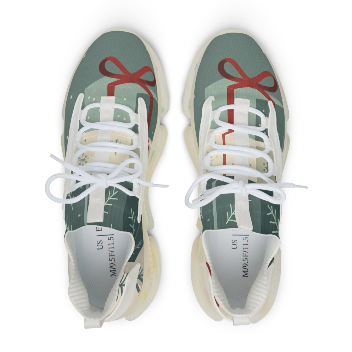 Frostbound Gift Wrap Constellations custom sneakers