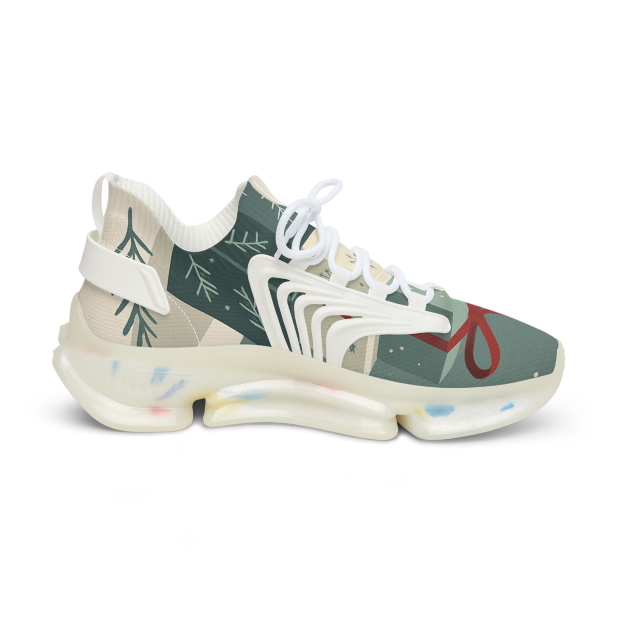 Frostbound Gift Wrap Constellations custom sneakers