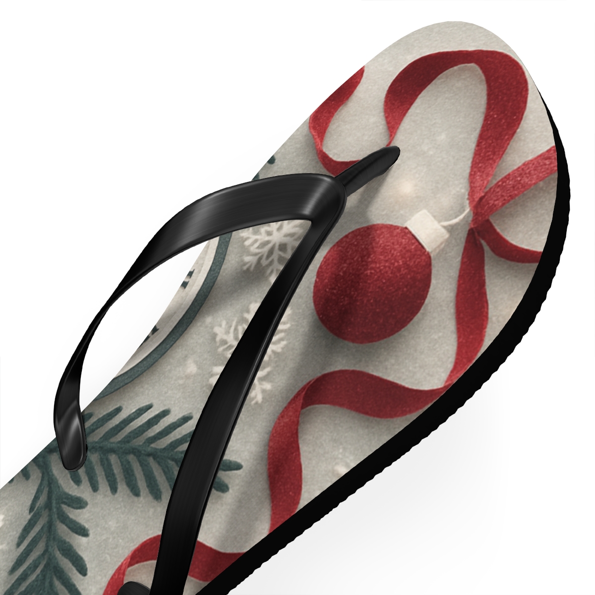 Frosted Evergreen Countdown Collage stylish summer flip flops