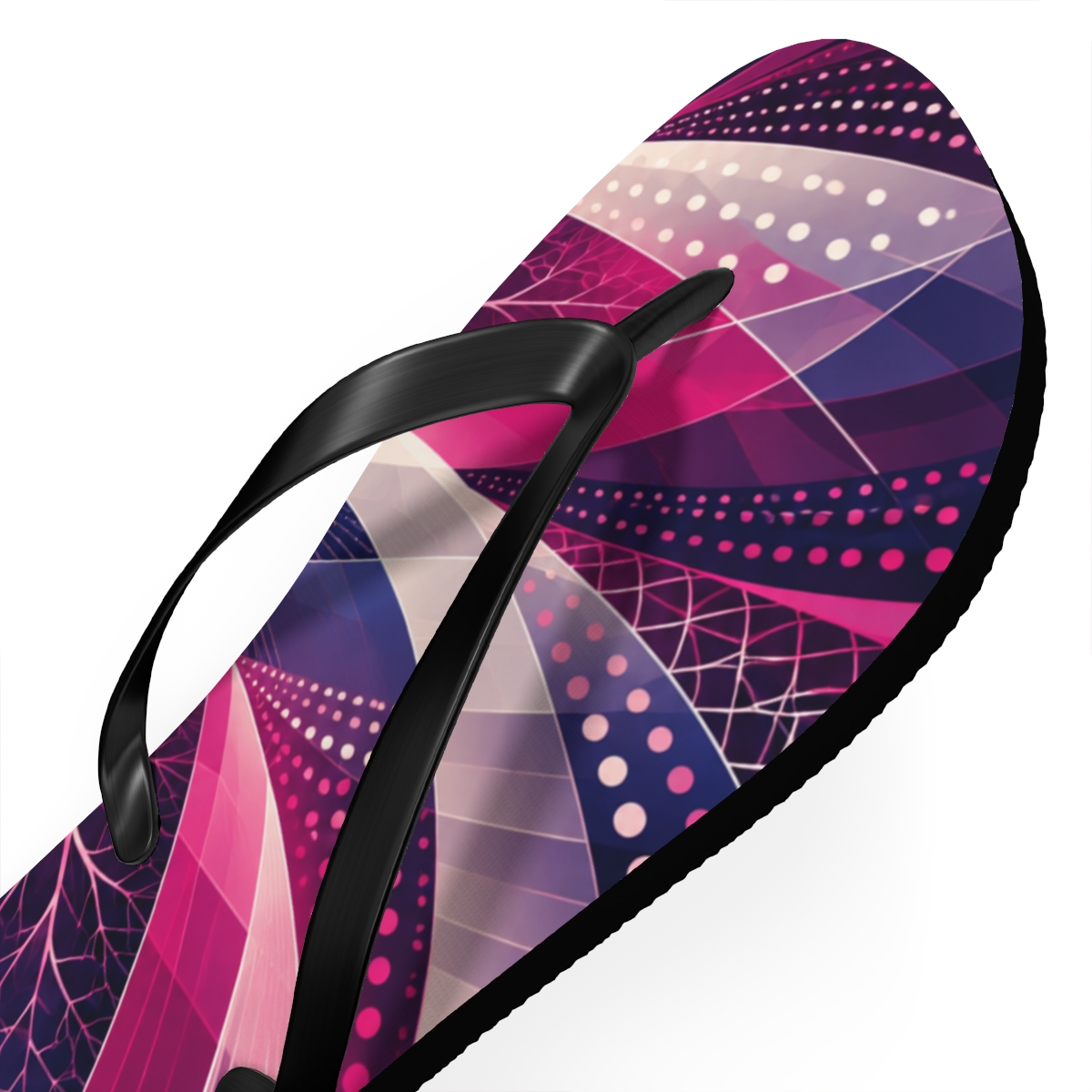 Fuchsia Vein Prism Cadence trendy printed flip flops [AI-0e8a92df-af8fa4295e91]